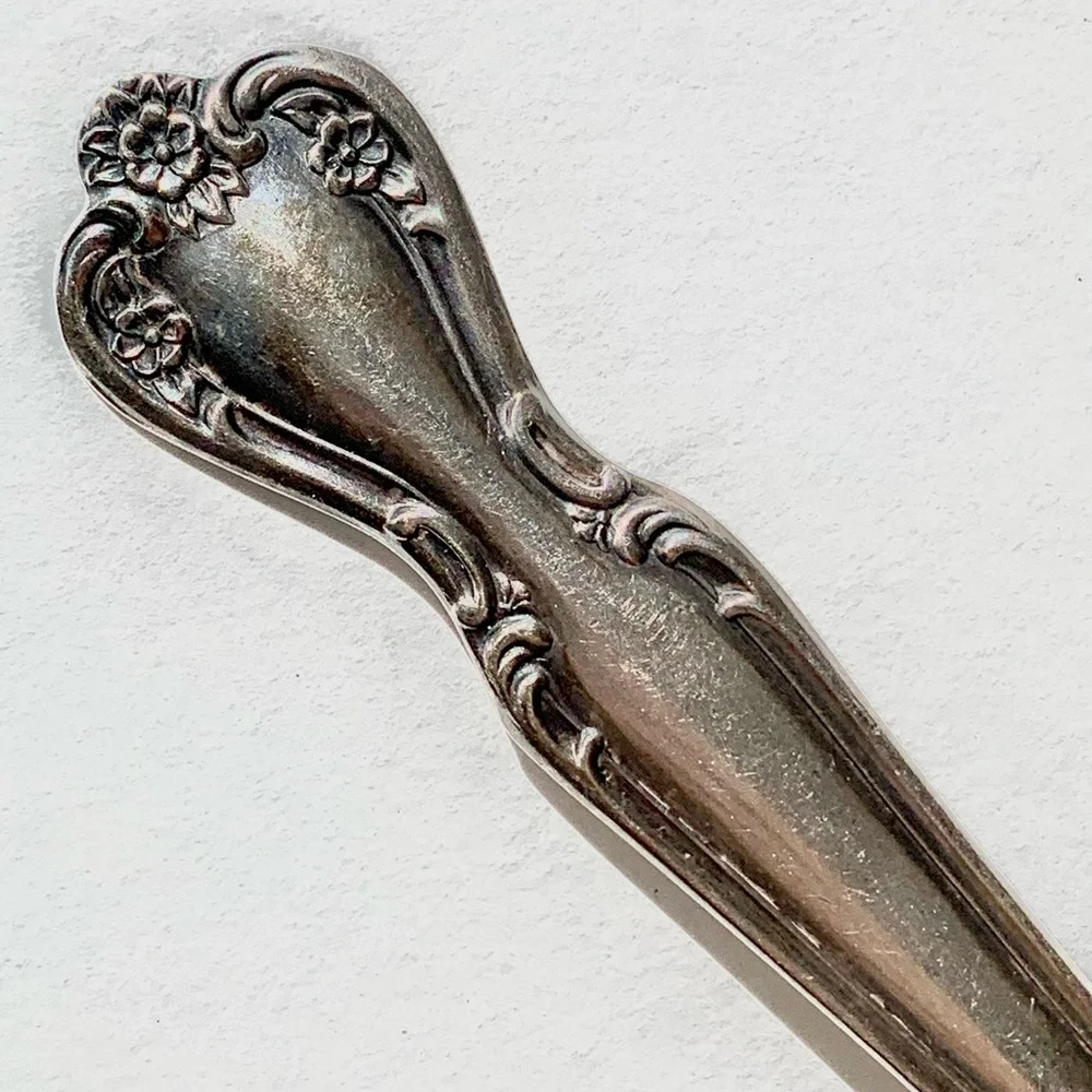 Rogers Bros Daybreak Elegant Lady Silverplate Cake Server International Silver